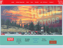 Tablet Screenshot of hornemotorsshowlow.com